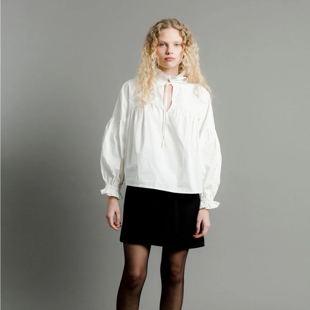 A Bronze Age Louie top in cream. (First image to show style not colour)